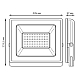 Прожектор светодиодный Gauss Elementary 100W 3000К 613527100