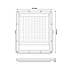 Прожектор Uniel ULF-F51D-150W/6500K IP65 200-240V GREY UL-00012760