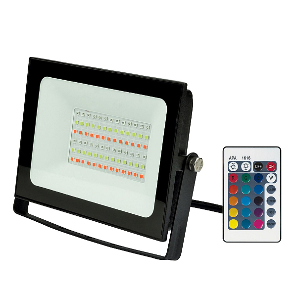 Прожектор светодиодный Uniel 30W ULF-F60-30W/RGB IP65 200-240В Black UL-00007122