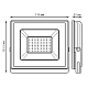 Прожектор светодиодный Gauss Elementary 50W 3000К 613527150