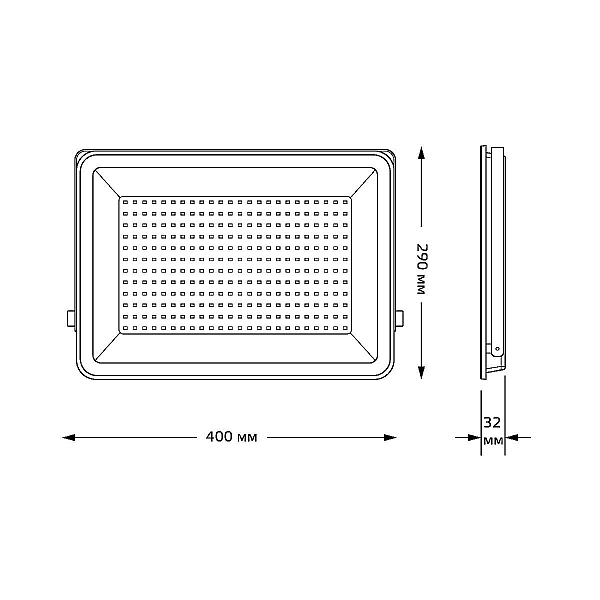 Прожектор светодиодный Gauss Qplus 200W 6500К 690511200