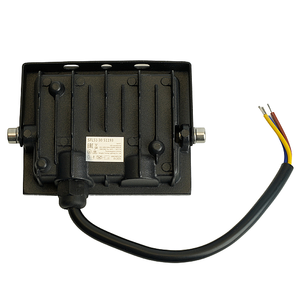 Светодиодный прожектор SAFFIT SFL51-30 IP65 30W 6500K черный 51193