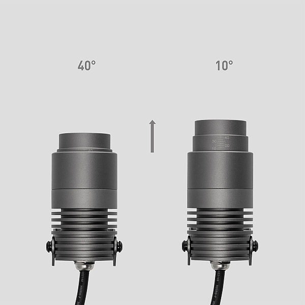 Прожектор Arlight ALT-RAY-ZOOM-R52-8W Day4000 (WH, 10-40 deg, 230V) (IP67 Металл) 042677(1)