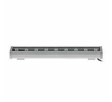 Прожектор светодиодный Uniel ULF-L52-12W/RGB/L50 DC24V IP65 Silver UL-00008369