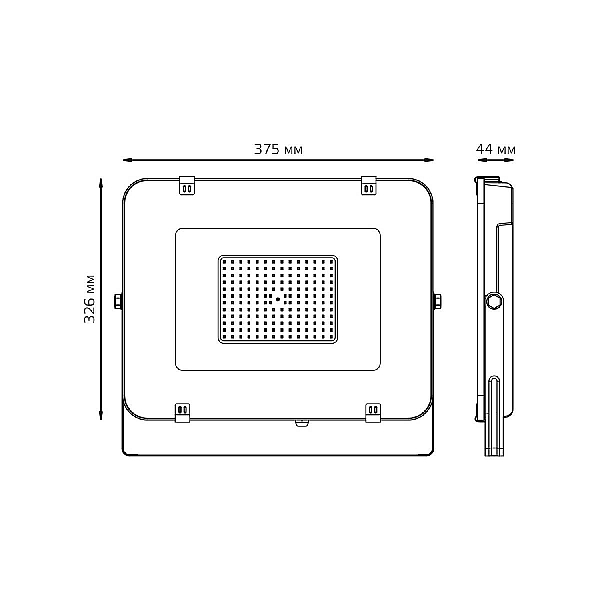 Прожектор светодиодный Gauss Elementary 150W 6500К 691511150