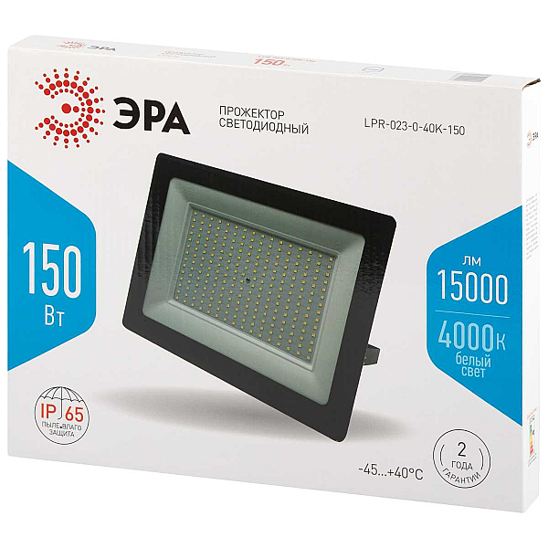 Прожектор светодиодный уличный ЭРА LPR-023-0-40K-150 Б0067708