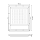 Прожектор Uniel ULF-F51D-200W/6500K IP65 200-240V GREY UL-00012761