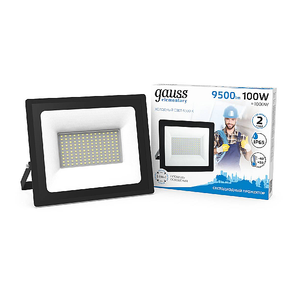 Прожектор светодиодный Gauss 100W 613100100