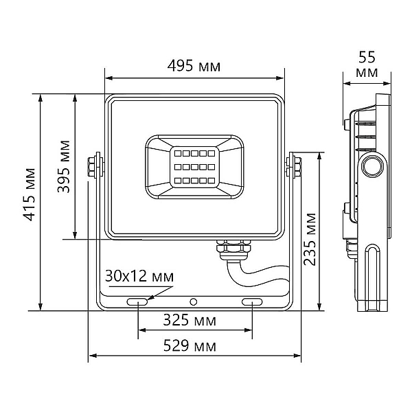 Светодиодный прожектор Feron LL-926 300W 6400K 29501