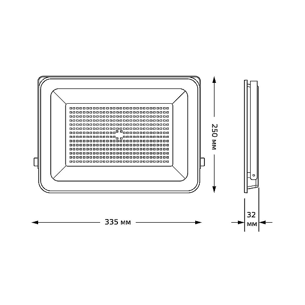 Прожектор светодиодный Gauss 150W 613100150