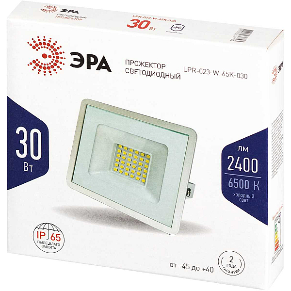 Прожектор светодиодный уличный ЭРА LPR-023-W-65K-030 Б0054641
