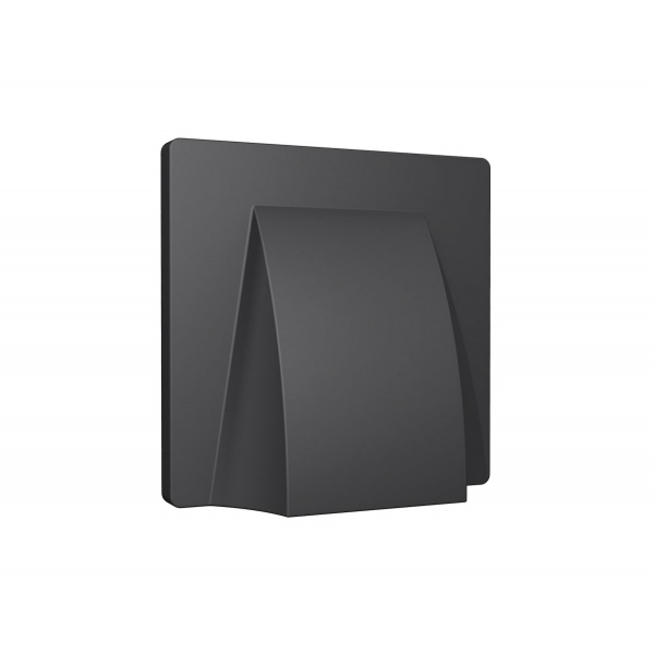 Лицевая панель Alfa (Графит мягкое касание) для вывода кабеля Quant Ambrella Volt AP9158