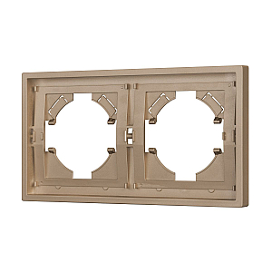 Рамка пластиковая на 2 поста Arlight FRM-TENDO-PL-2-GD 053842