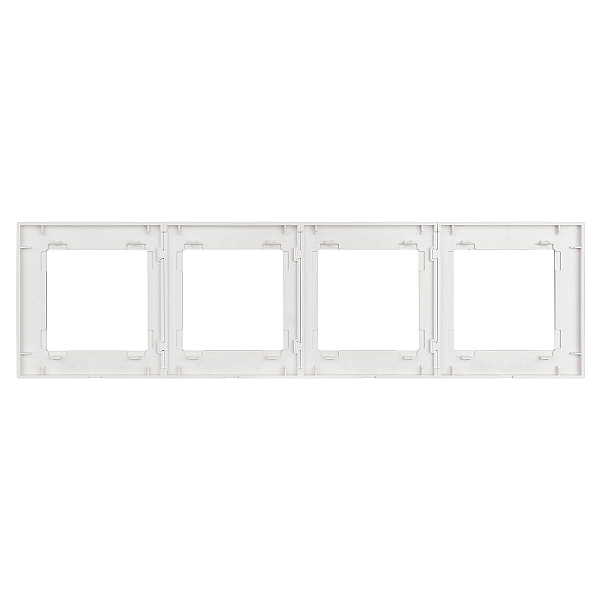 Рамка четырехместная Arlight FRM-GLARE-GS-4-WH 043802