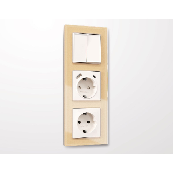 Рамка трехместная Ambrella Volt Platos AF330603 Рамка трехместная Ambrella Volt Platos AF330603