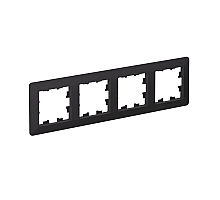 Рамка 4-ая Systeme Electric AtlasDesign Air Карбон/дымчатый черный ATN221004