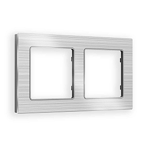 Рамка двухместная Ambrella Volt Platos AF550102
