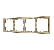 Рамка пластиковая Arlight FRM-NOBE-SFPL-4-GD 054225