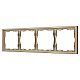 Рамка пластиковая Arlight FRM-NOBE-SFPL-4-GD 054225