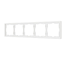Рамка пластиковая Arlight FRM-NOBE-SFPL-5-WH 054227