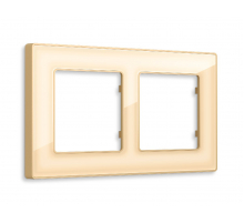 Рамка двухместная Ambrella Volt Arctic AF580602