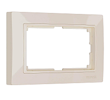 Рамка для двойной розетки Werkel Snabb basic слоновая кость W0082003 4690389161506