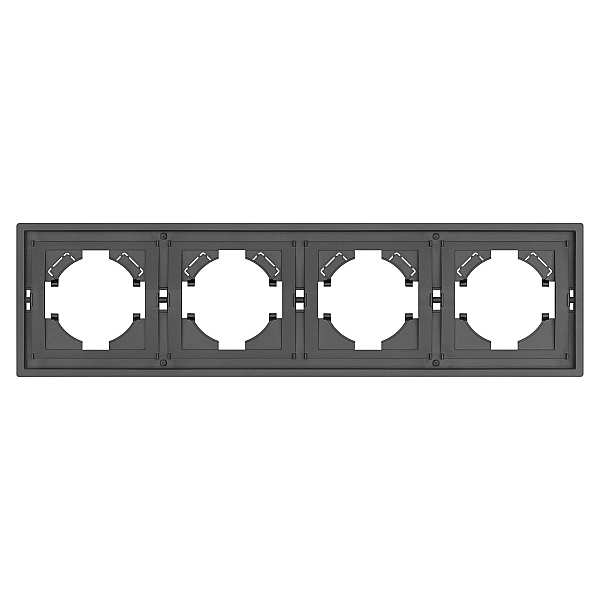 Рамка пластиковая на 4 поста Arlight FRM-TENDO-SFPL-4-GR 054655