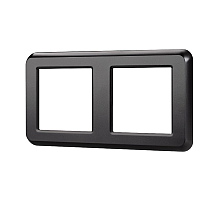 Рамка двухместная Arlight FRM-VERSA-PL-2-BK 043778