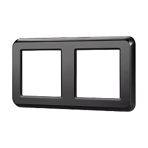 Рамка двухместная Arlight FRM-VERSA-PL-2-BK 043778