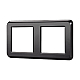 Рамка двухместная Arlight FRM-VERSA-PL-2-BK 043778