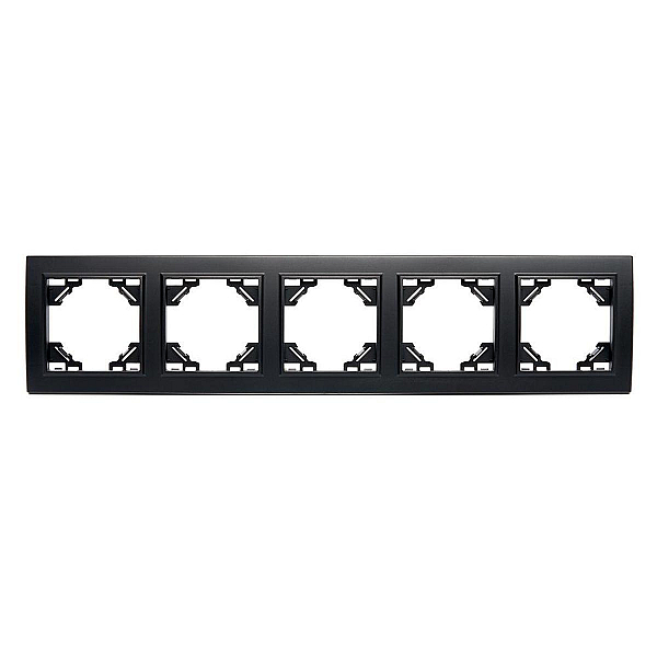 Рамка 5-постовая Stekker Эрна черный PFR00-9005-03 39622