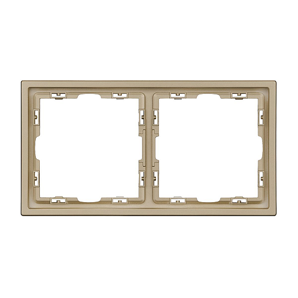 Рамка пластиковая Arlight FRM-NOBE-SFPL-2-GD 054217