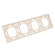 Рамка Stekker, PFR00-5004-08 4-местная Эмили, кашемир, soft touch 49913