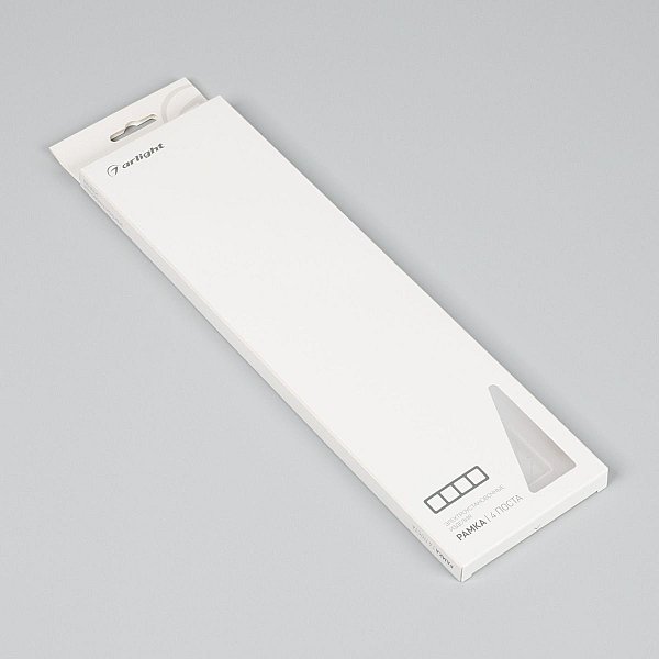 Рамка на 4 поста пластиковая Arlight FRM-PERIO-PL-4-WH 049758