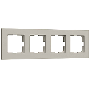 Рамка на 4 поста Werkel Slab (дымчатый софт) W0042917 4690389218453 a071628