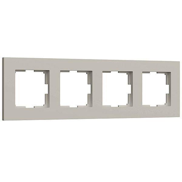 Рамка на 4 поста Werkel Slab (дымчатый софт) W0042917 4690389218453 a071628