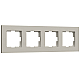 Рамка на 4 поста Werkel Slab (дымчатый софт) W0042917 4690389218453 a071628