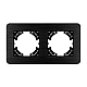 Рамка на 2 поста алюминиевая Arlight FRM-AKIRY-AL-2-BK 049725
