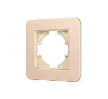 Рамка алюминиевая на 1 пост Arlight FRM-AKIRY-SFAL-1-GD 049686