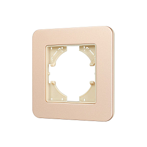 Рамка алюминиевая на 1 пост Arlight FRM-AKIRY-SFAL-1-GD 049686