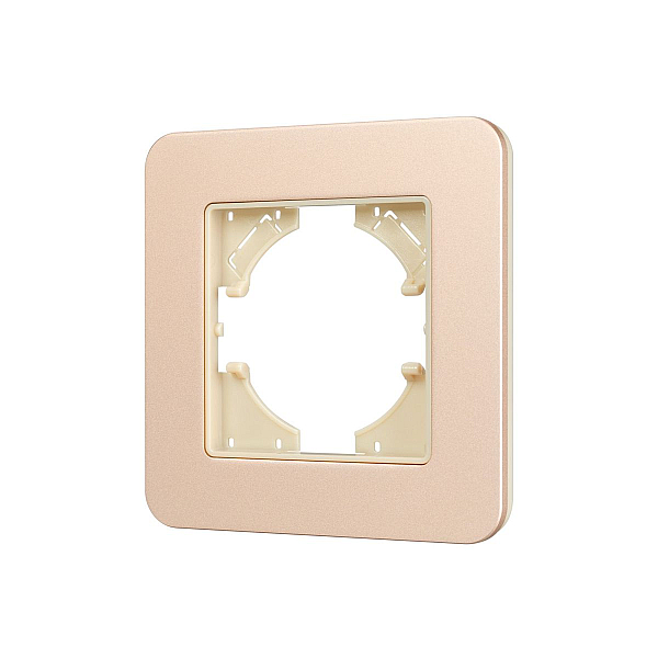 Рамка алюминиевая на 1 пост Arlight FRM-AKIRY-SFAL-1-GD 049686