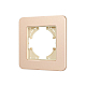Рамка алюминиевая на 1 пост Arlight FRM-AKIRY-SFAL-1-GD 049686