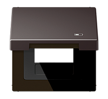 Рамка с подпружиненной крышкой для USB-механизмов Jung AL2990KLUSBD