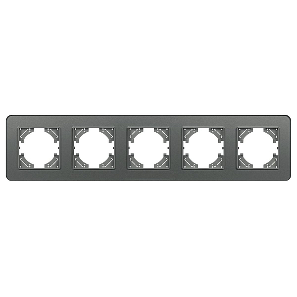 Рамка на 5 постов стеклянная Arlight FRM-OMALI-SFGS-5-GR 049722