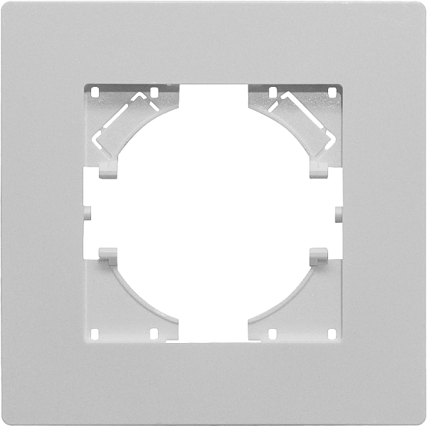 Рамка пластиковая на 1 пост Arlight FRM-PERIO-PL-1-WH 049688