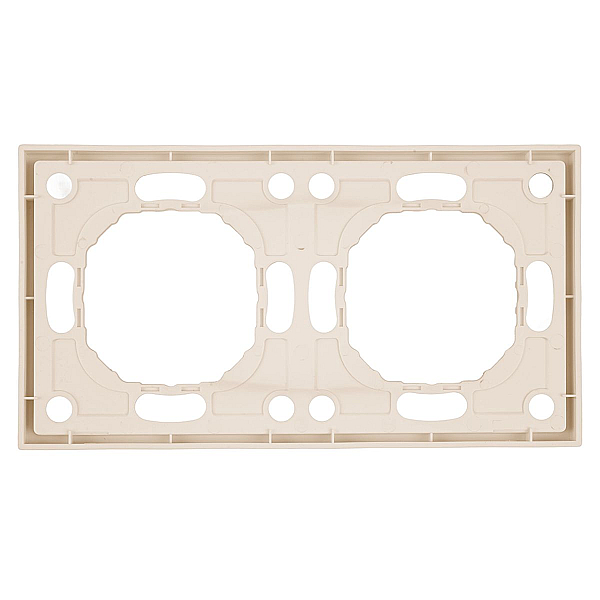 Рамка Stekker, PFR00-5002-08 2-местная Эмили, кашемир, soft touch 49911