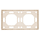 Рамка Stekker, PFR00-5002-08 2-местная Эмили, кашемир, soft touch 49911