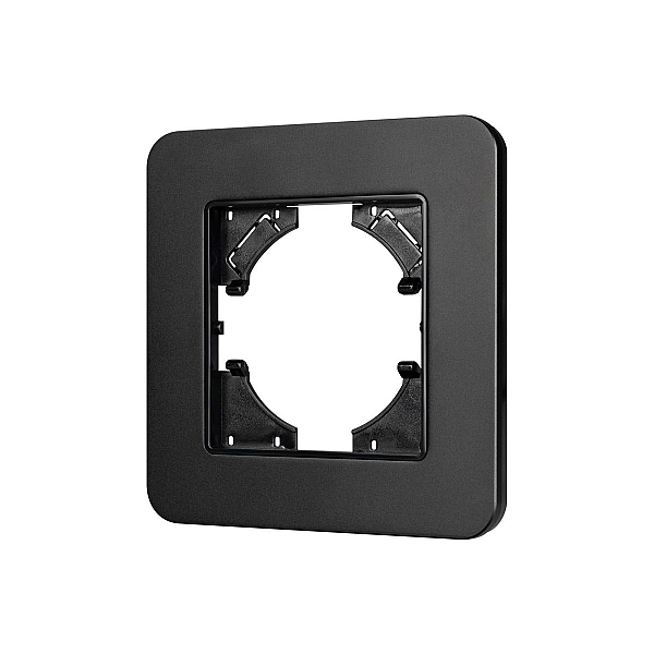 Рамка алюминиевая на 1 пост Arlight FRM-AKIRY-SFAL-1-BK 049685