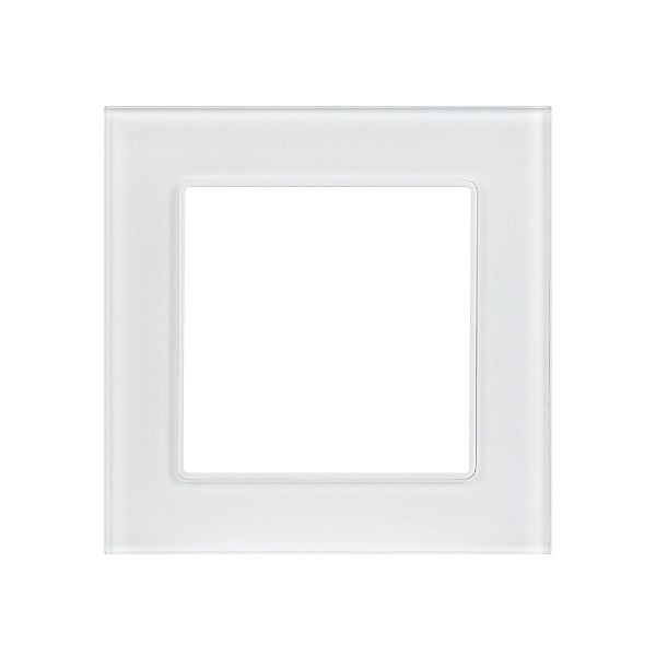 Рамка одноместная Arlight FRM-GLARE-GS-1-WH 043786