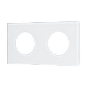 Рамка стеклянная на 2 поста Arlight FRM-GLARE-GC-2-WH 043835